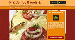 Desktop Screenshot of nyjumbobagels.com